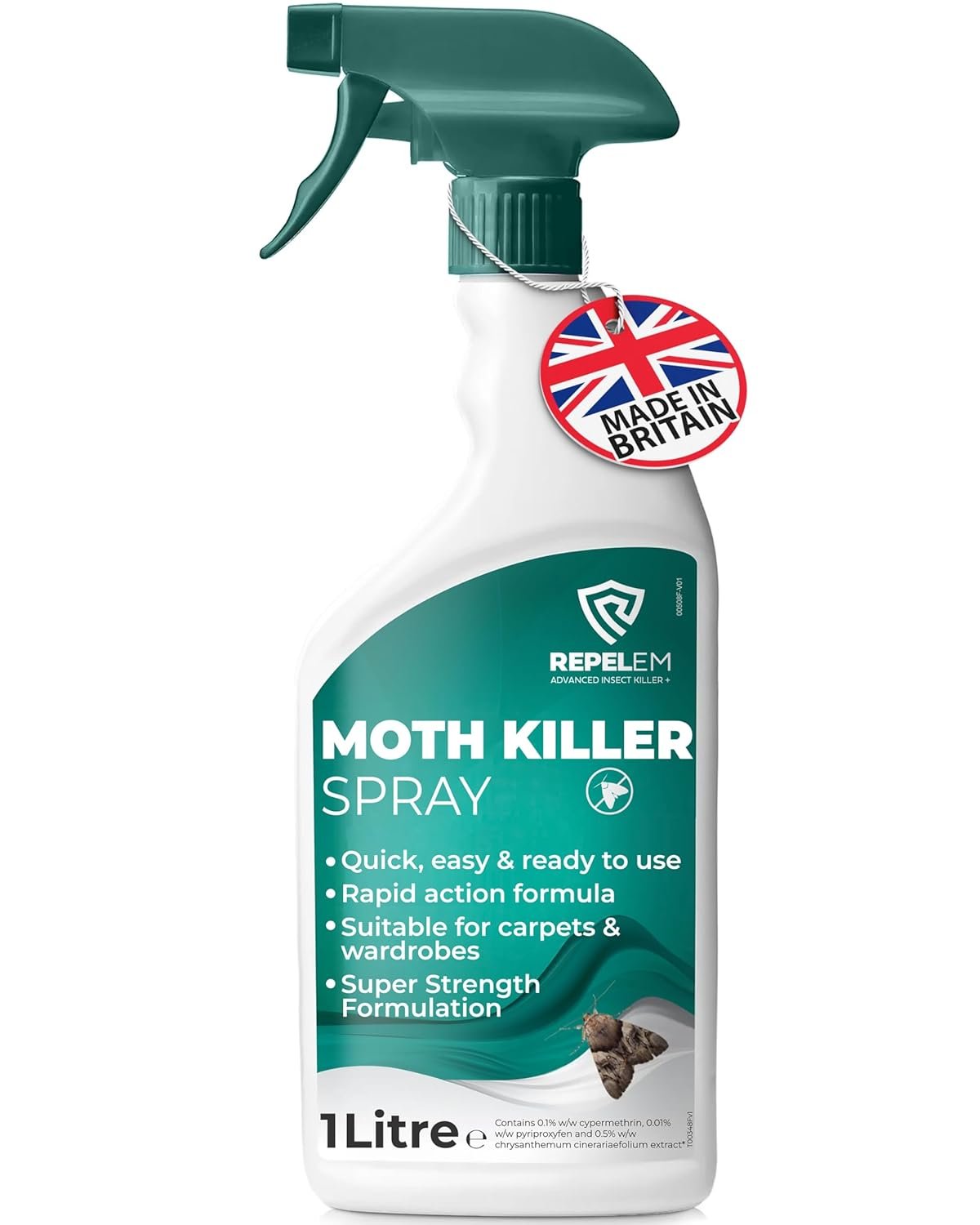 Clothes moth killer spray